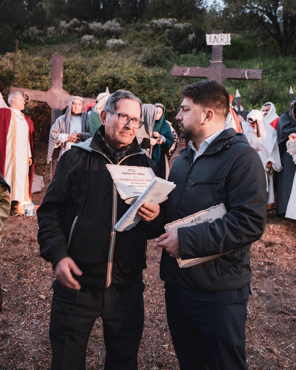 Via Crucis vivente Ascea 2026 — scena della Passione