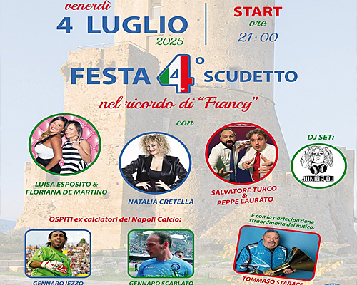 Festeggiamenti 4° scudetto del Napoli