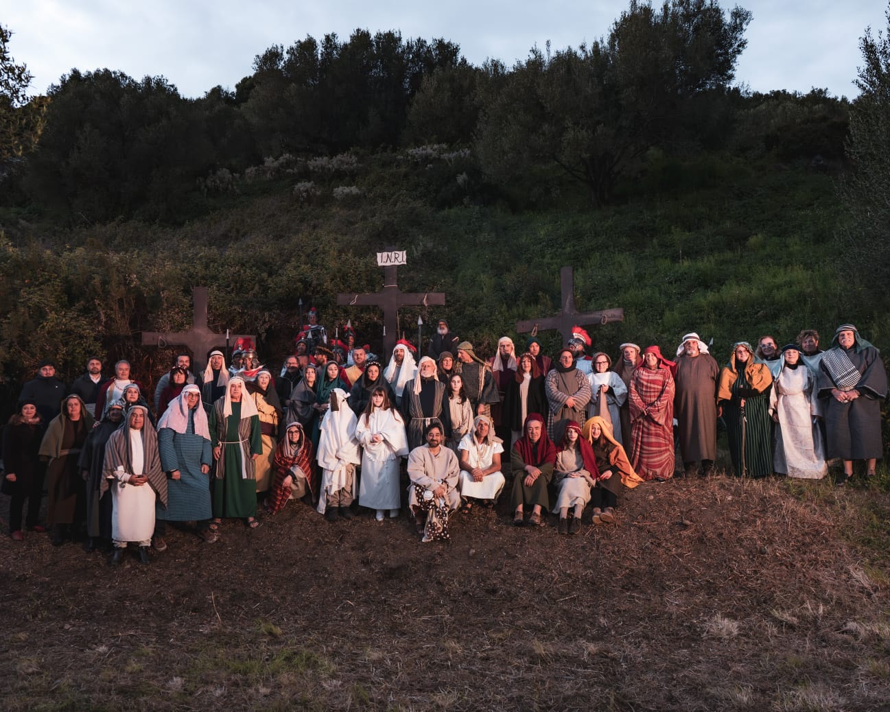 Via Crucis vivente Ascea 2026 — figuranti in costume